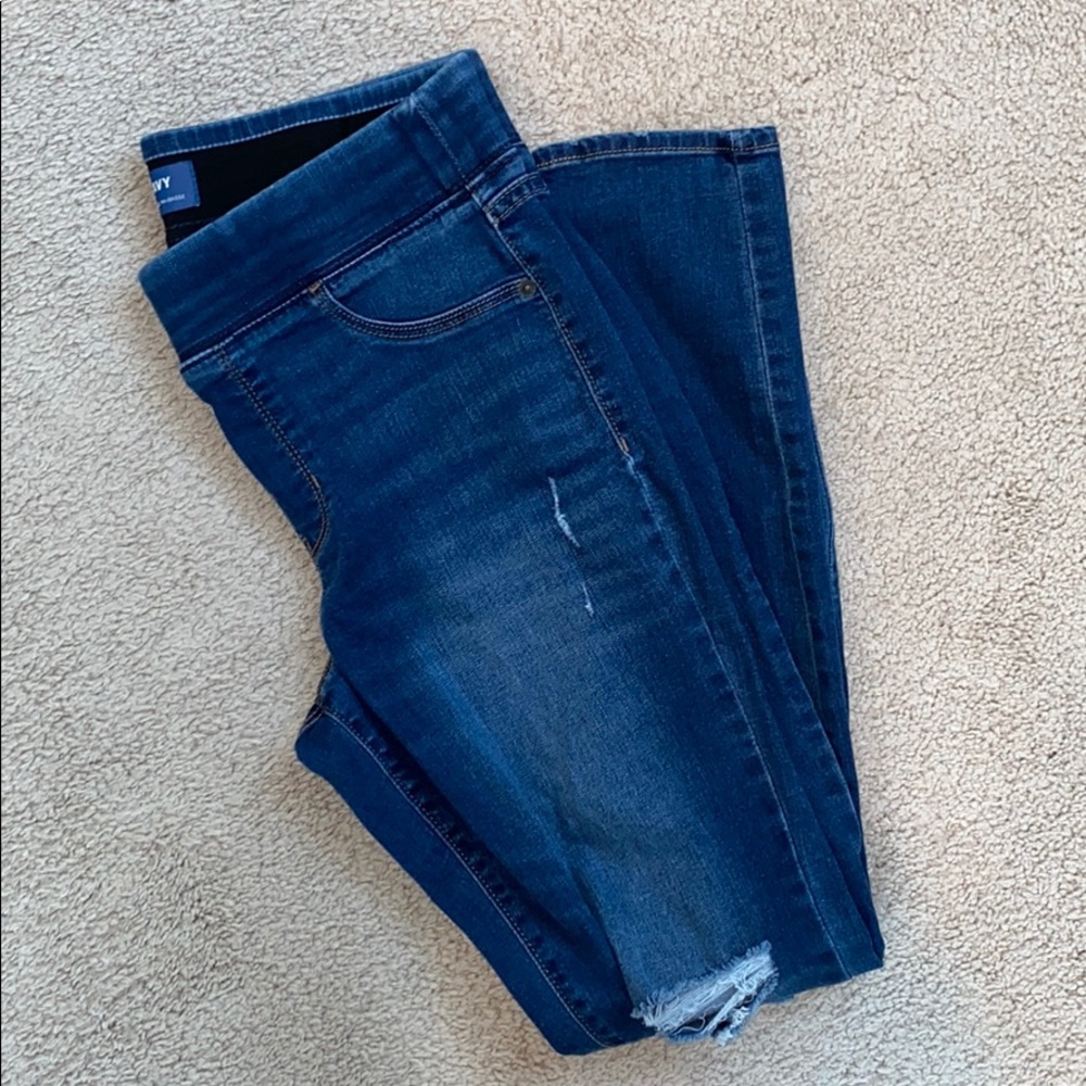 Women’s mid rise stretchy ankle jeans